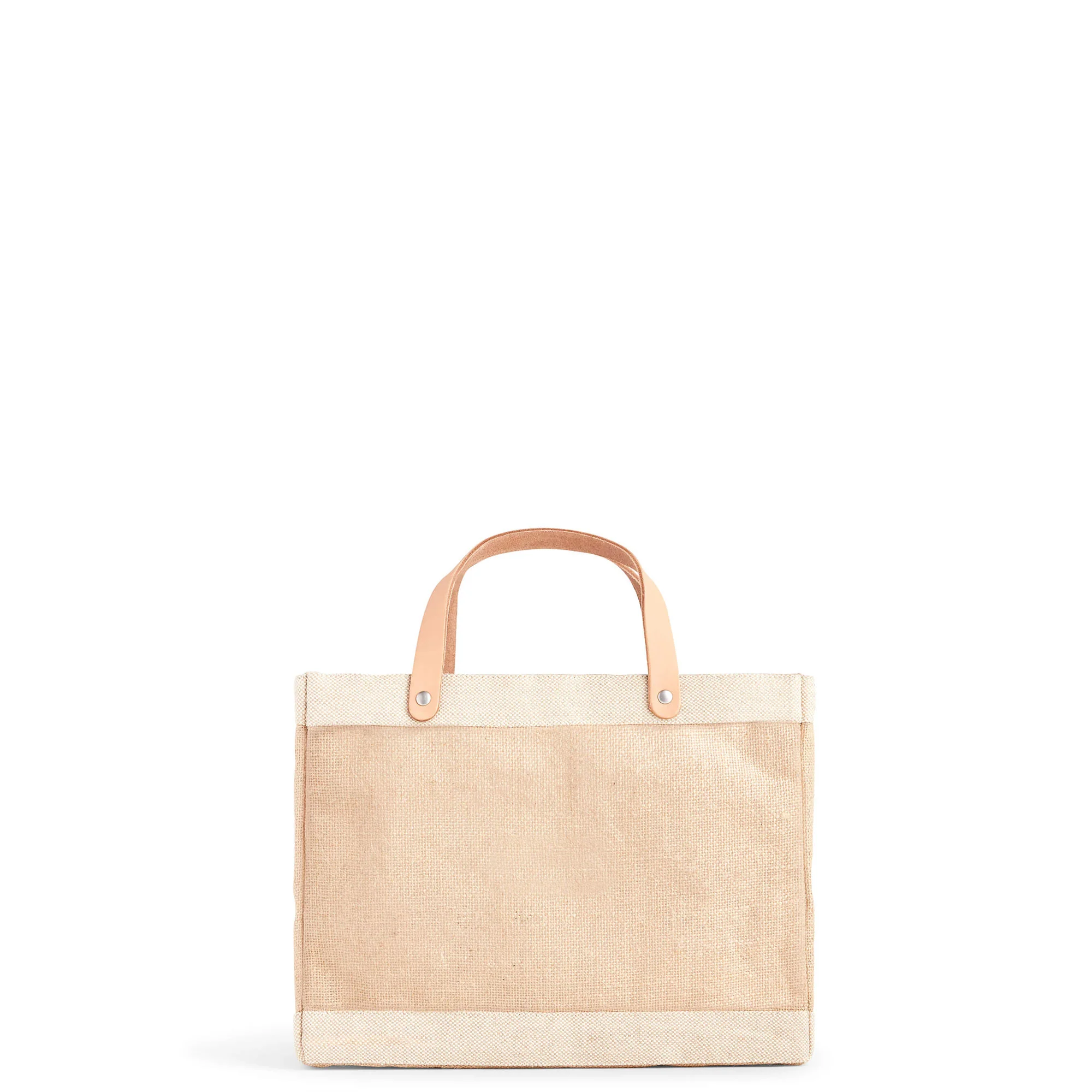 Petite Market Bag in Natural - Image 11