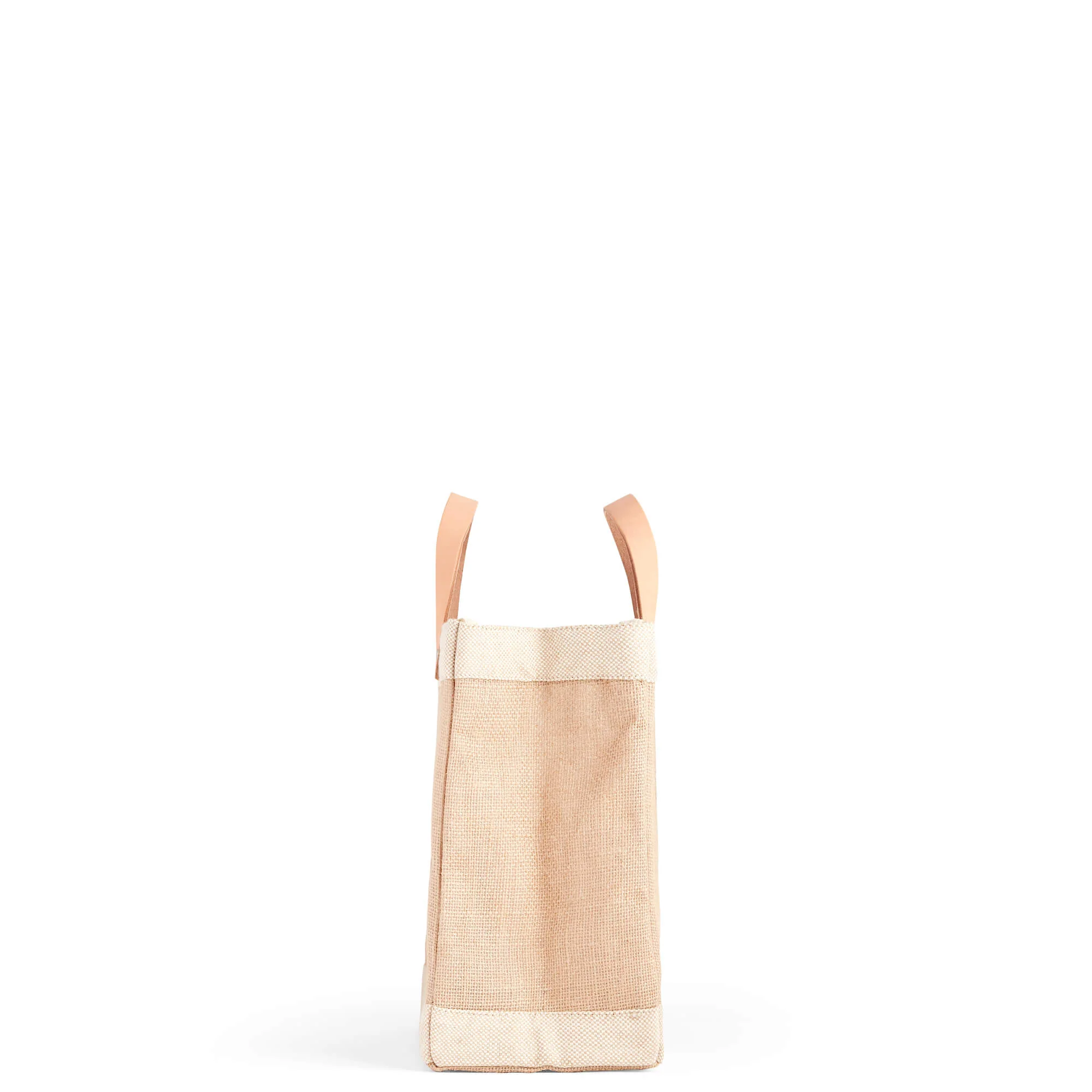 Petite Market Bag in Natural - Image 7