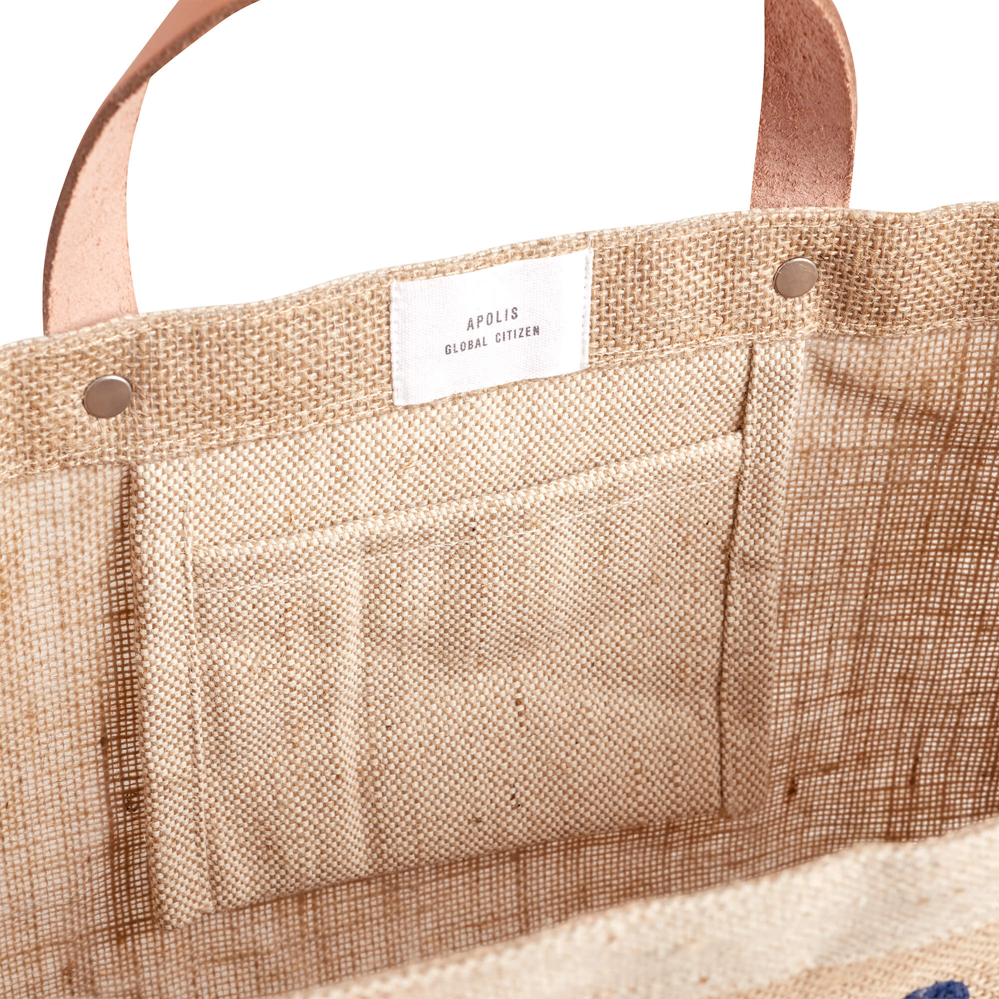 Petite Market Bag in Natural for Clare V. “Merci Beau Coup” - Image 11