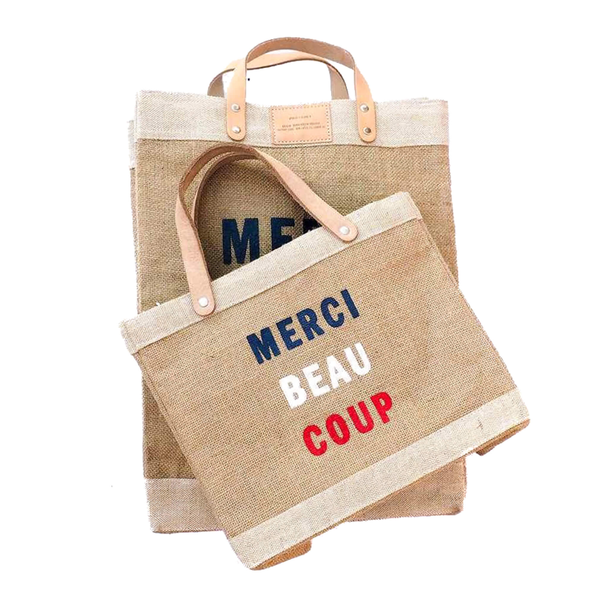 Petite Market Bag in Natural for Clare V. “Merci Beau Coup” - Image 12