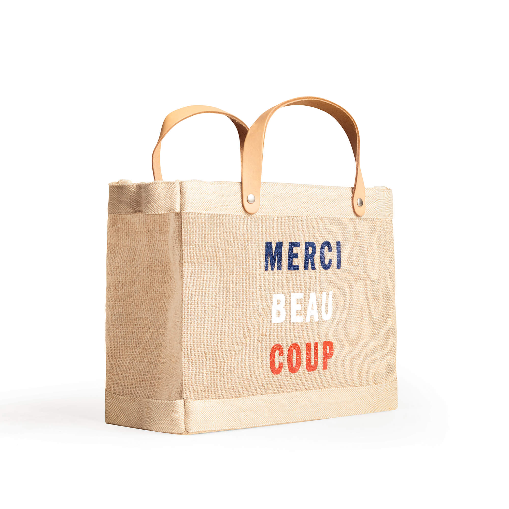 Petite Market Bag in Natural for Clare V. “Merci Beau Coup” - Image 3