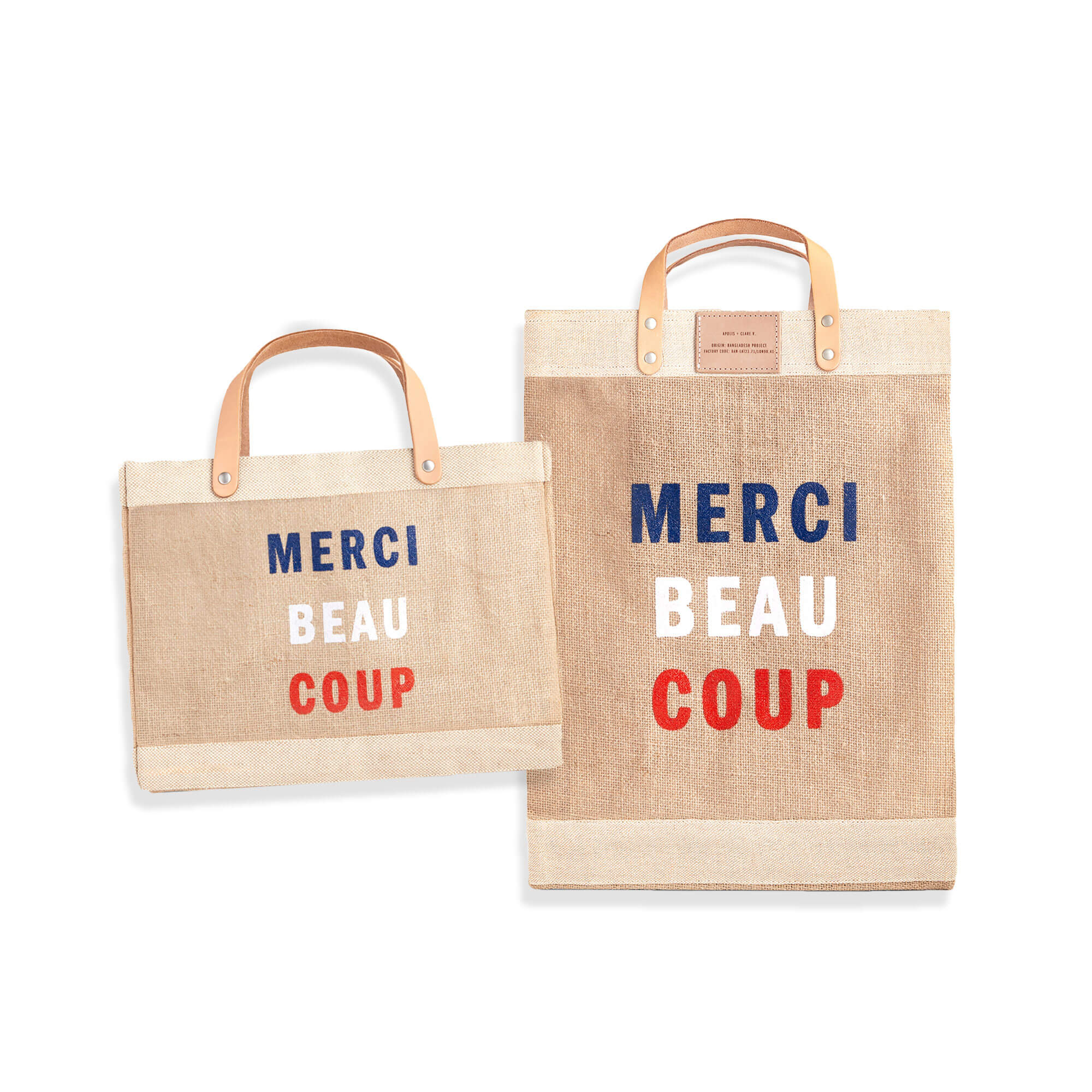 Petite Market Bag in Natural for Clare V. “Merci Beau Coup” - Image 6
