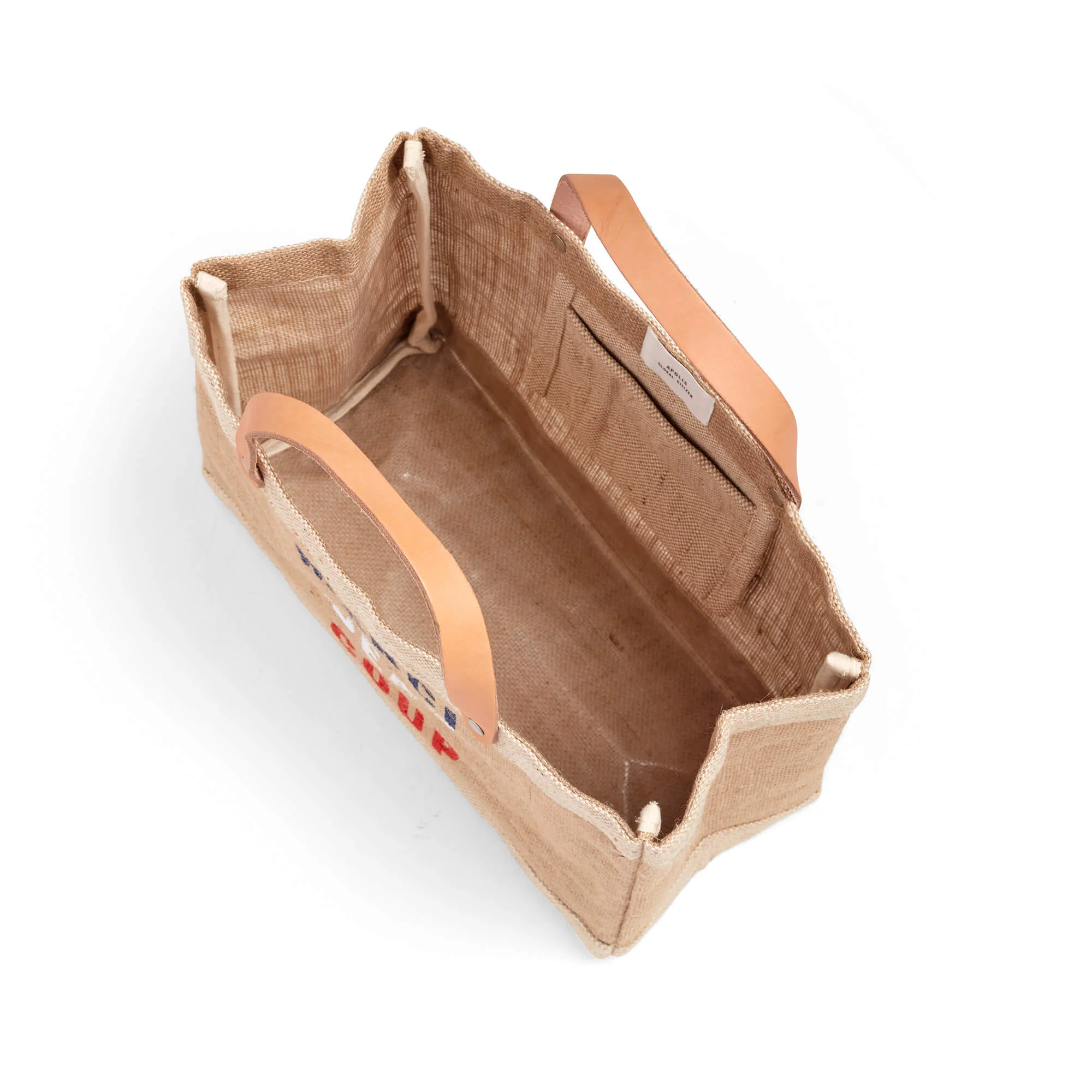 Petite Market Bag in Natural for Clare V. “Merci Beau Coup” - Image 7