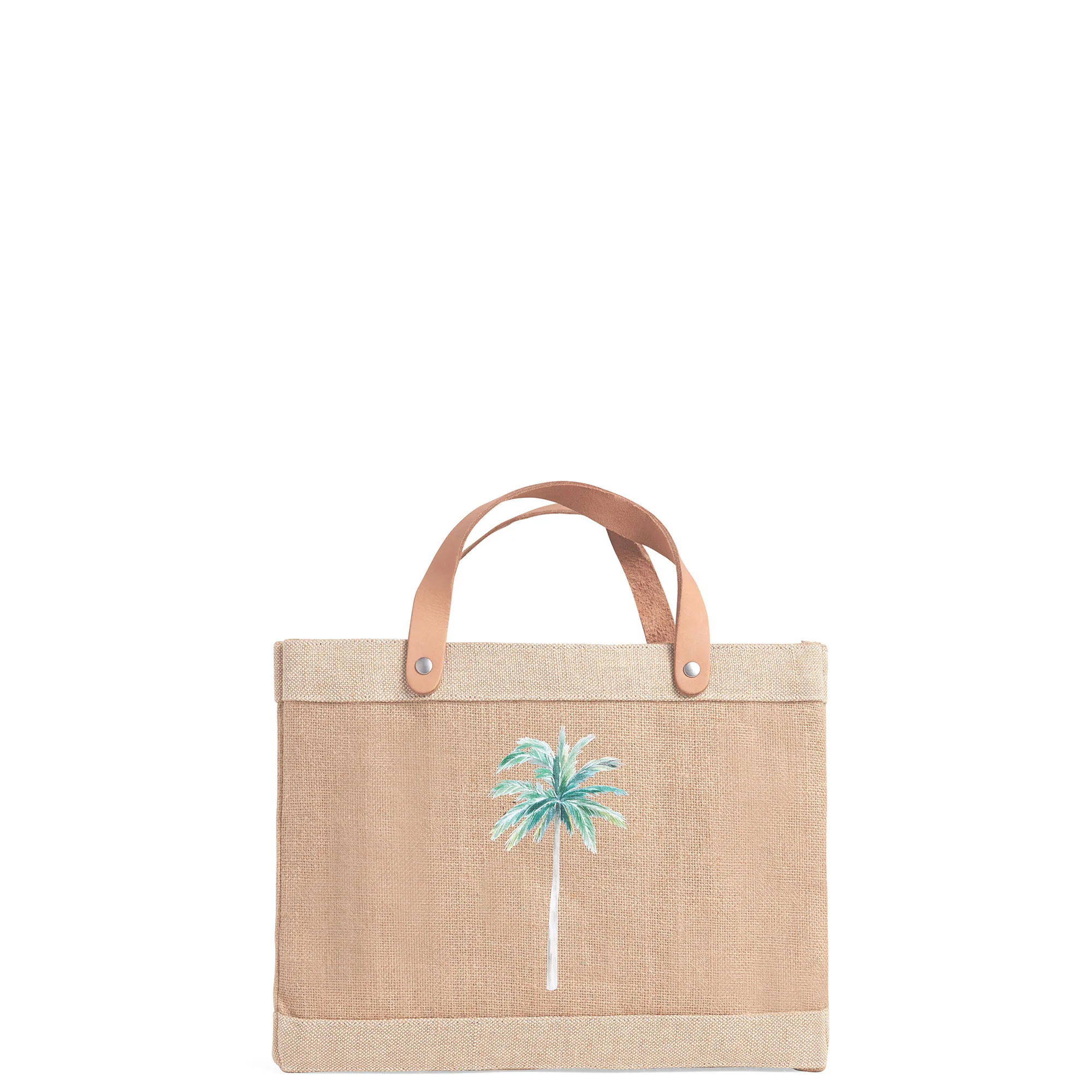 Petite Market Bag in Natural Palm Tree by Amy Logsdon - Image 9