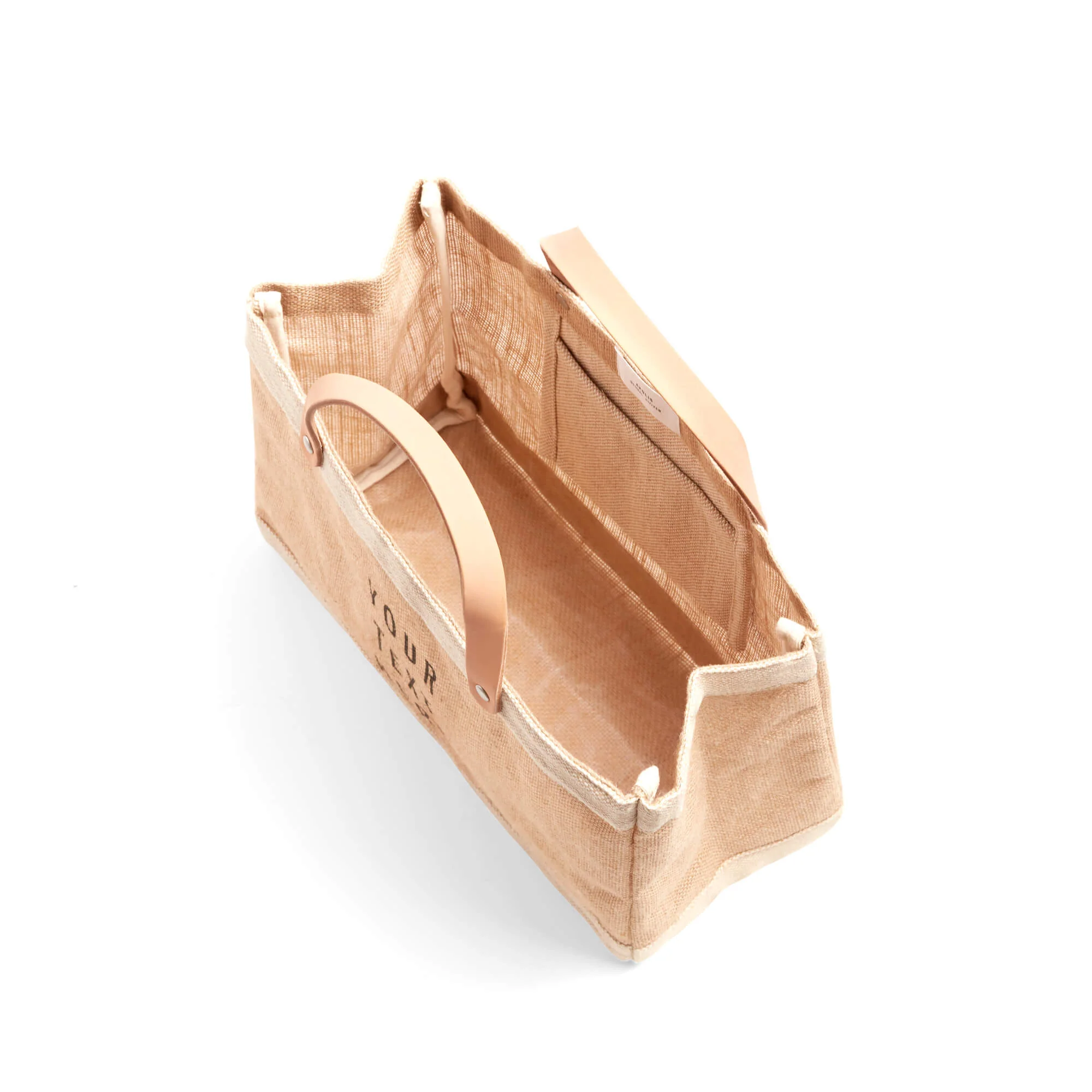 Petite Market Bag in Natural Flower Stand by Amy Logsdon - Image 9