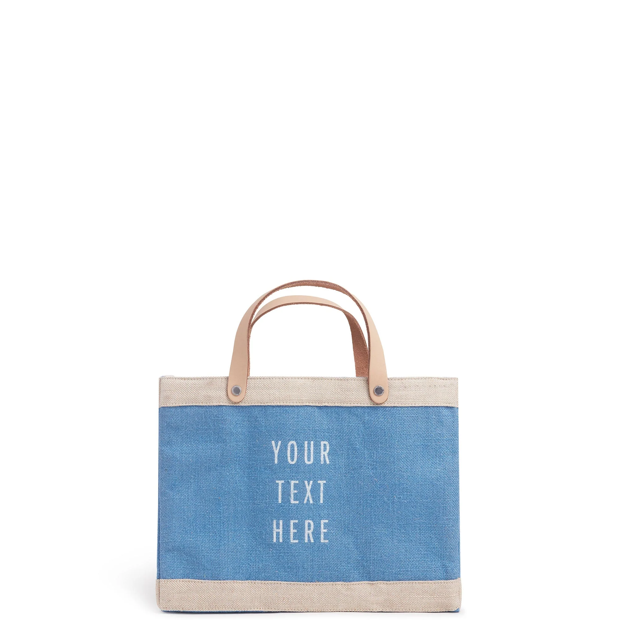 Petite Market Bag in Parisian Blue