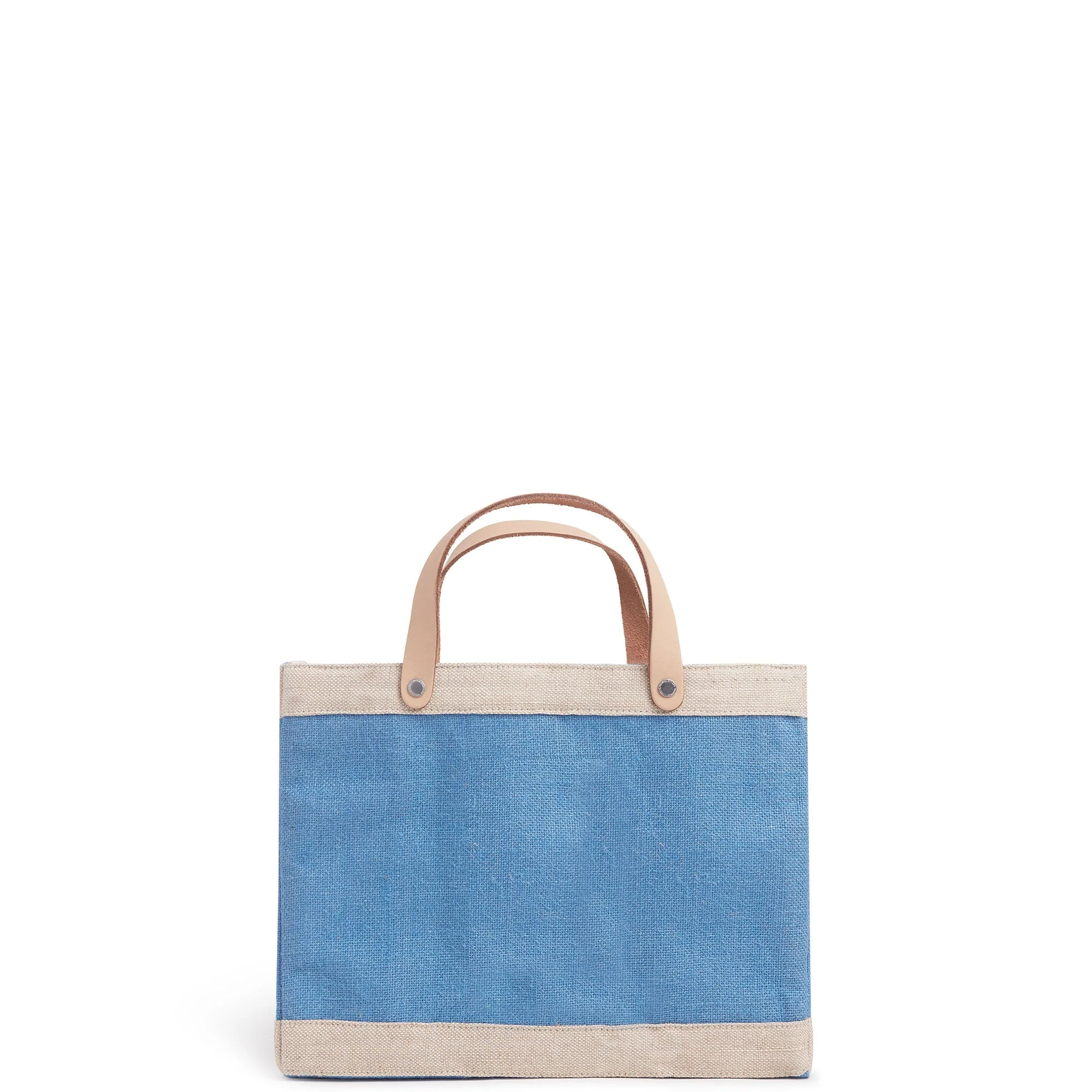 Petite Market Bag in Parisian Blue - Image 10