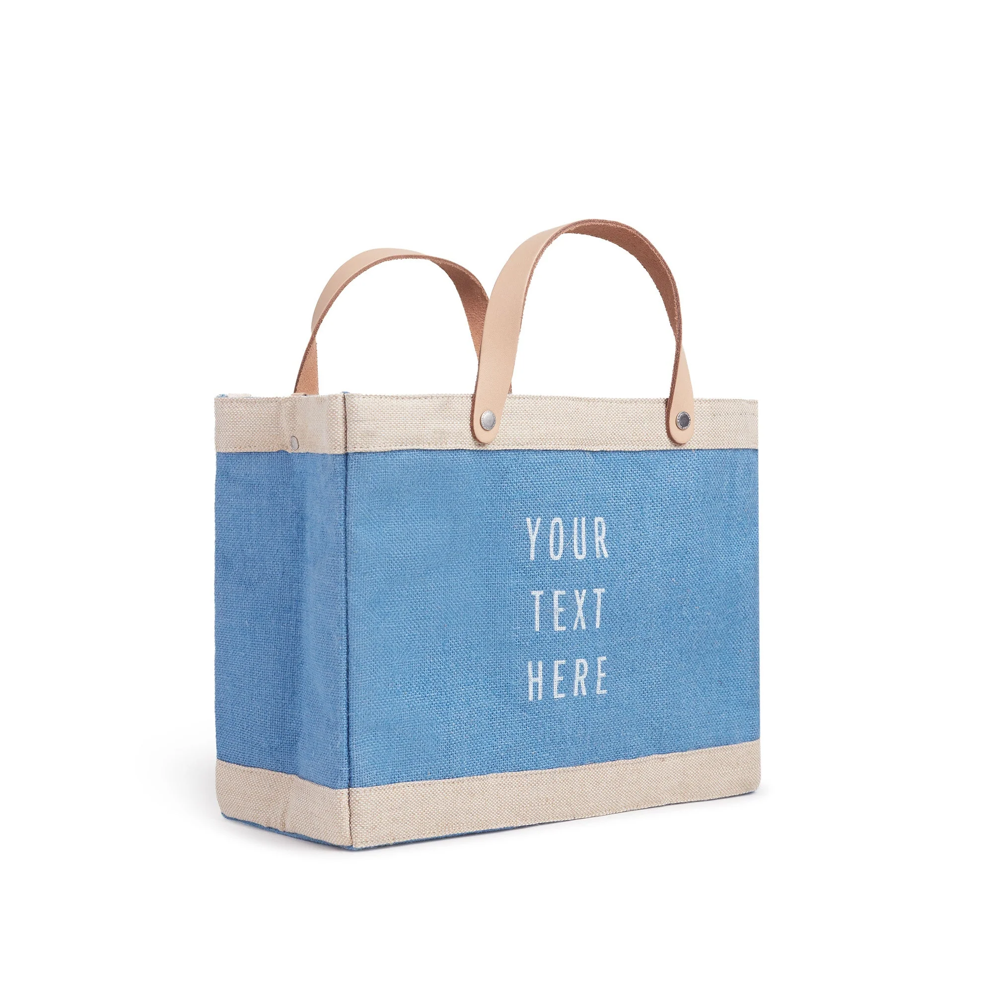 Petite Market Bag in Parisian Blue - Image 5