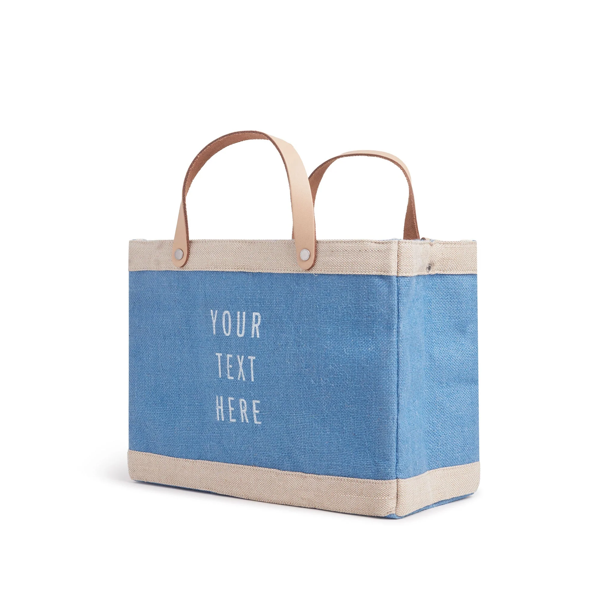 Petite Market Bag in Parisian Blue - Image 8