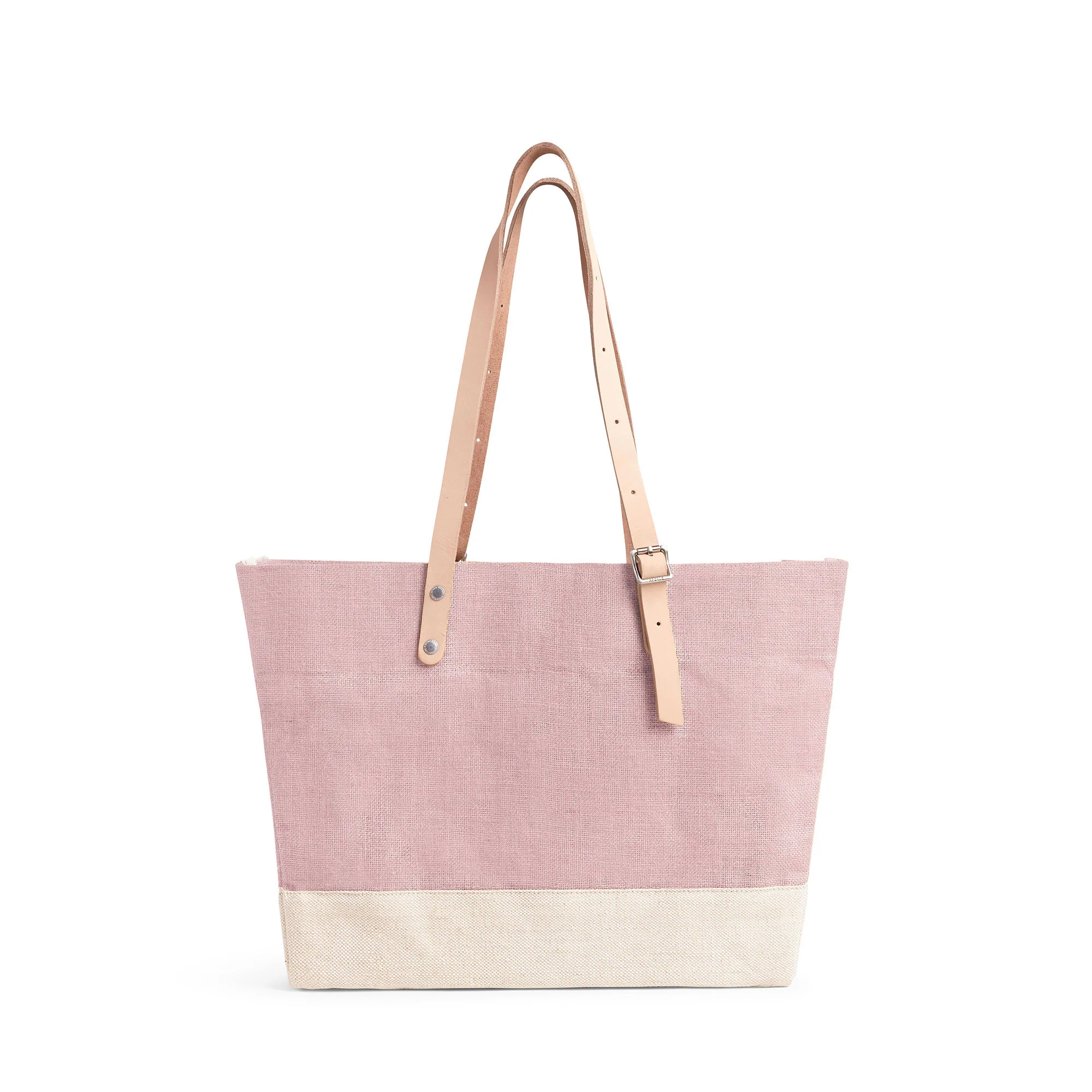 Shoulder Market Bag in Blush - Image 5