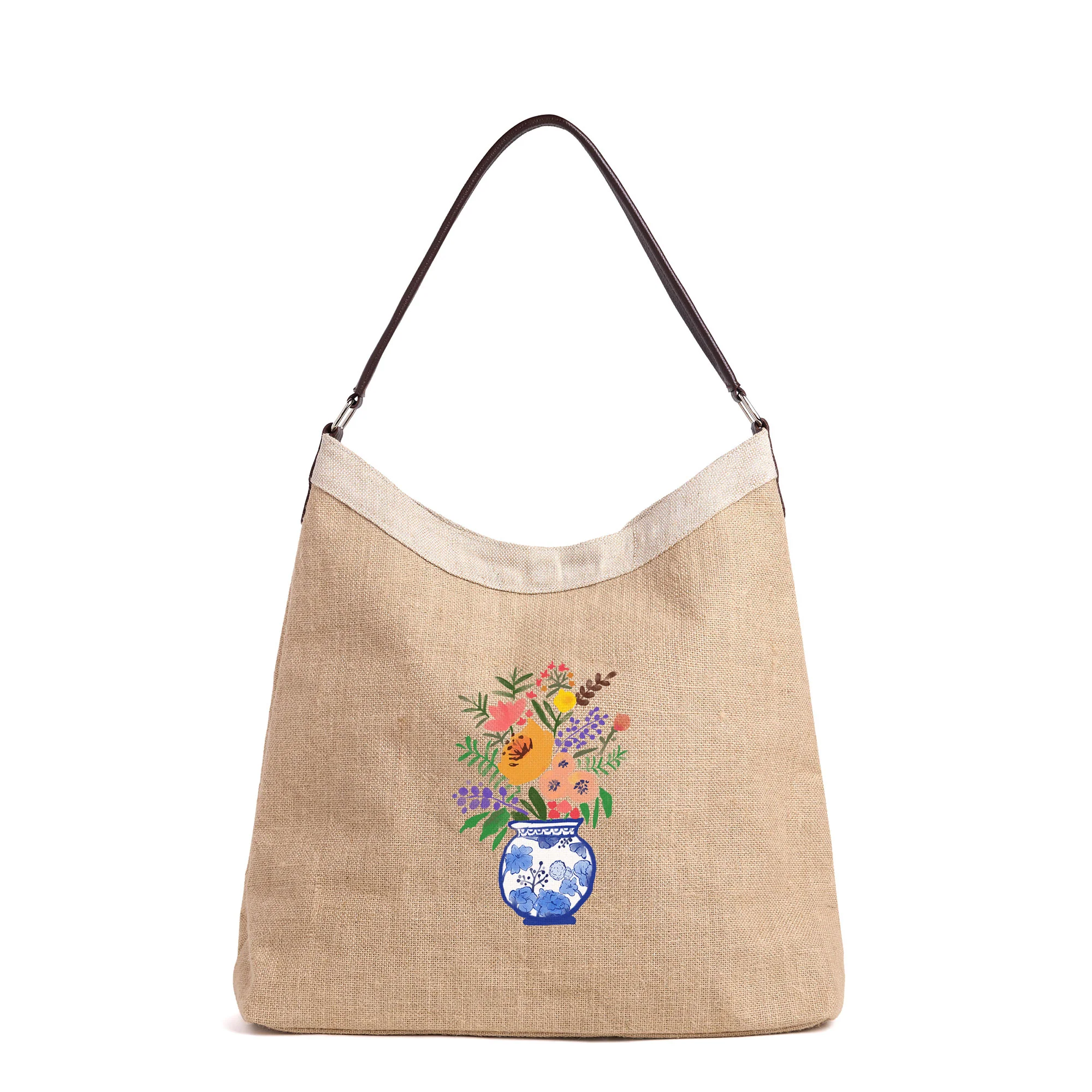 Spring Bloom Crescent Tote - Image 5