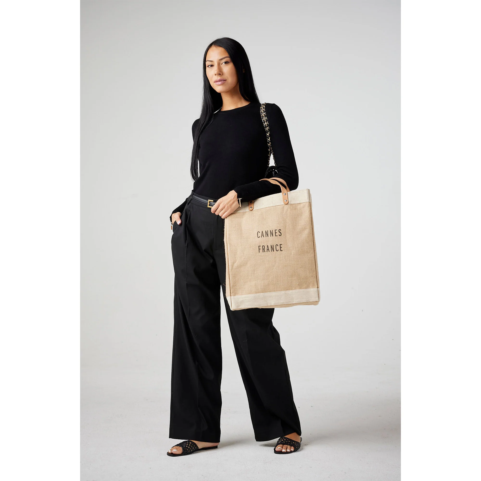 Market Bag in Natural - Image 9