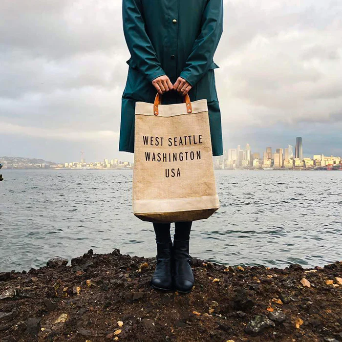 Market Bag in Natural - Image 10