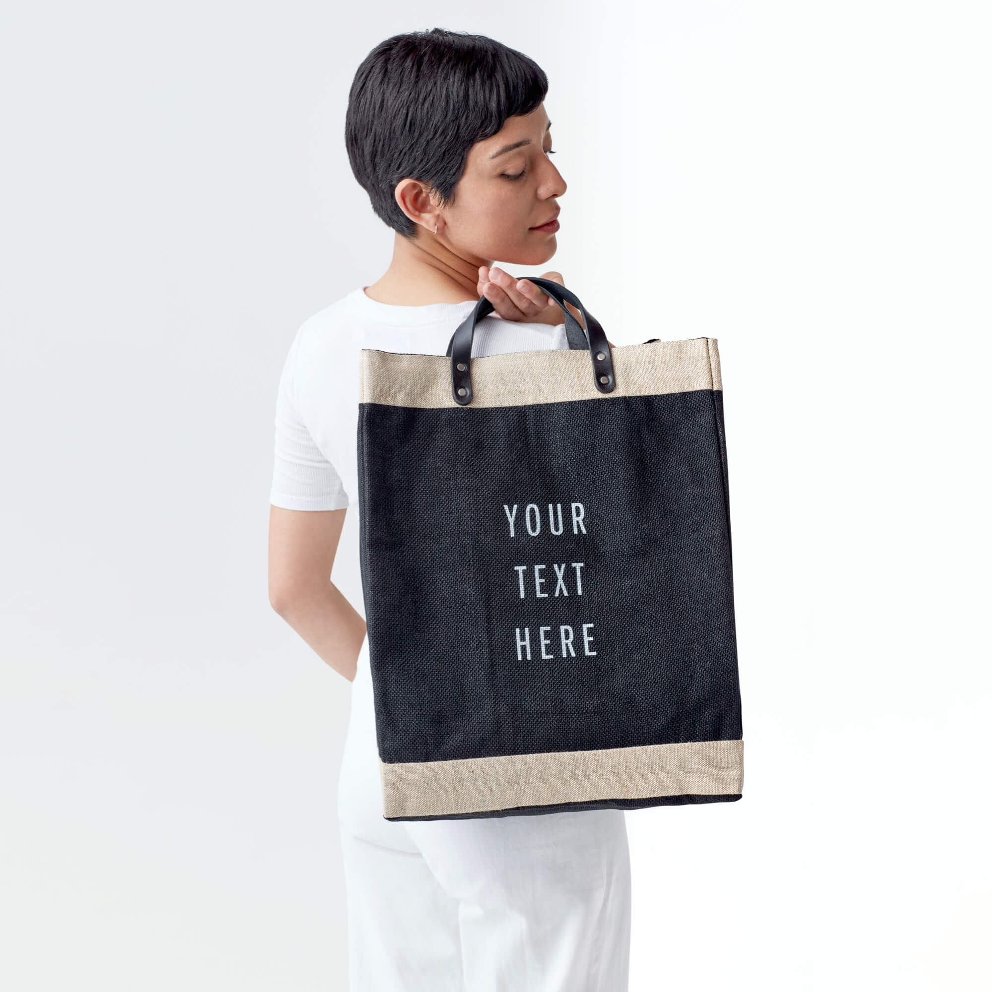 Market Bag in Black - Image 2